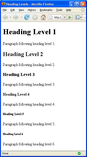 The same level of heading or subheading should be of equal importance regardless of the number of subsections under it. MalcaideCFP5fall2010: 88: Heading
