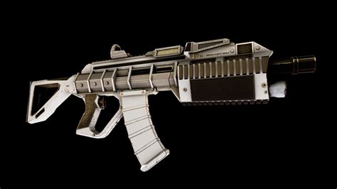 Sci Fi Futuristic Assault Rifle In Weapons Ue Marketplace