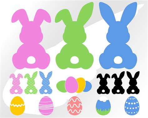 Easter Bunny Svg Easter Egg Svg Eps Png Dxf Pdf • Onyx Prints