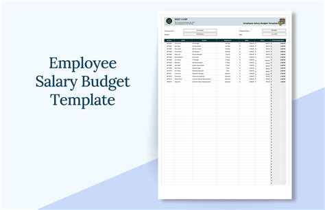Salary Excel Template