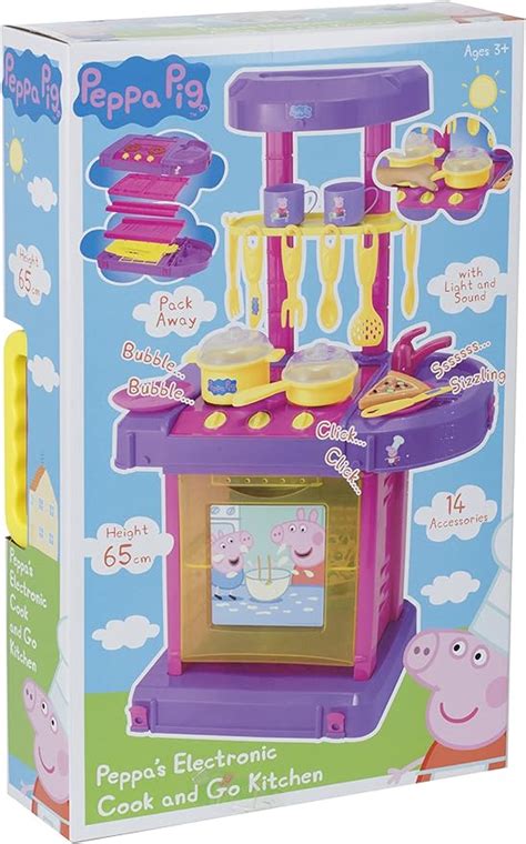 Peppa Pig Cook And Go Kitchen Playset Uk Toys And Games