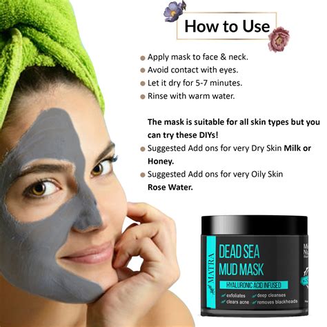 Dead Sea Mud Mask Matra Skin Care Essentials Anti Acne Face Mask