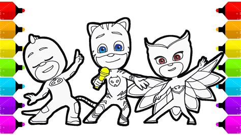 I love pj mask ı want tto show you how to draw, drawing, coloring catboy from pj masj time lasps. PJ Masks Drawing & Coloring | Singing PJ Masks - YouTube
