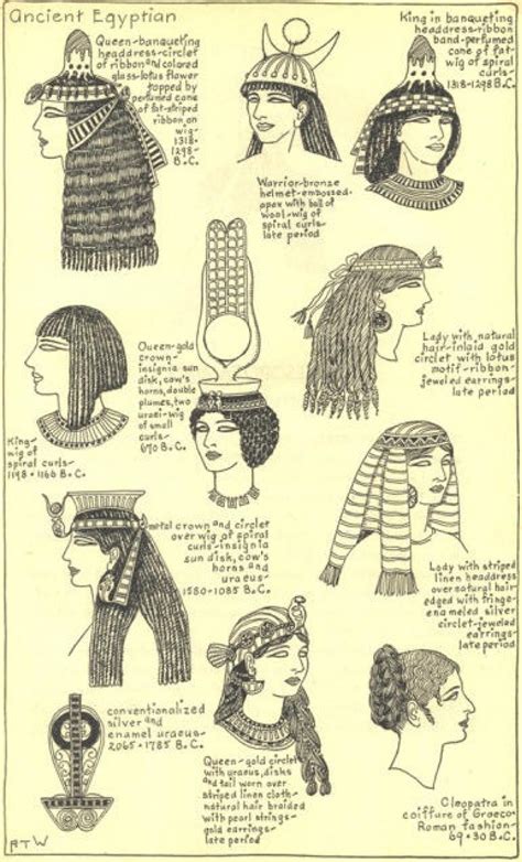 Ancient Egyptian Hairstyles For Women Wavy Haircut