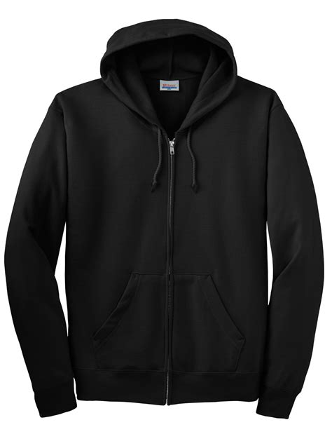 Hanes Ecosmart Full Zip Hooded Sweatshirt P180 Dynasty Custom
