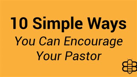 10 Simple Ways You Can Encourage Your Pastor Babylon Bee