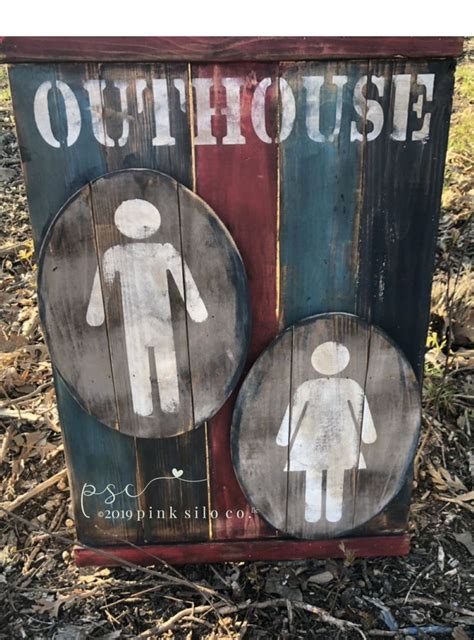 Outhouse Sign Outhouse Signs Outhouse Bottle Opener Wall
