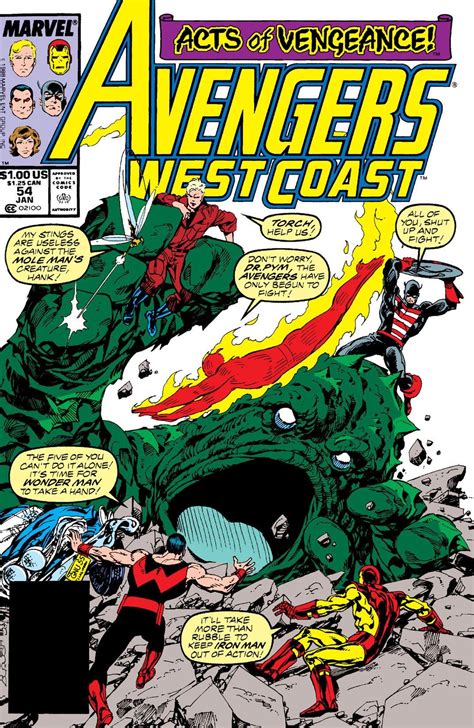 Avengers West Coast Vol 2 54 Marvel Database Fandom