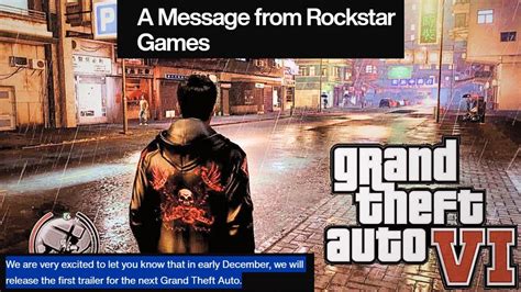 Finally Gta 6 Announcement Is Here Trailer Youtube