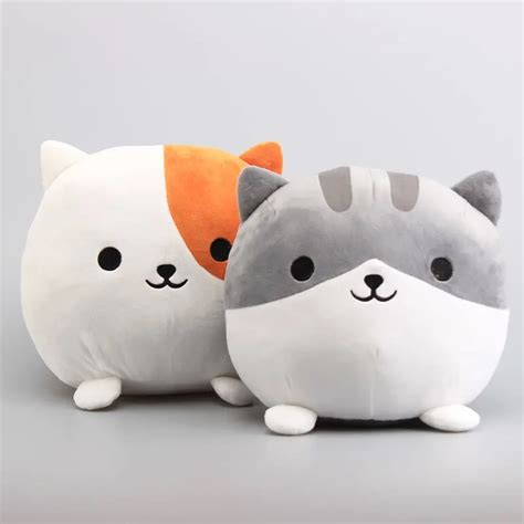 2 Colors Neko Atsume Cat Backyard Cat Meow Plush Pillow Cat Cushion Stuffed Dolls 12 30 Cm In