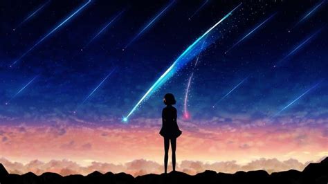 Your Name Anime Comet Art Wallpaper Anime Pinterest Anime And