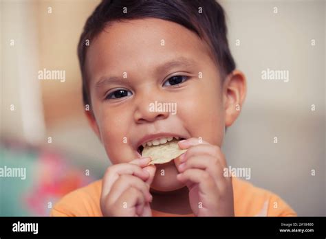 Close Up Of A Boy With His Mouth Open Hi Res Stock Photography And