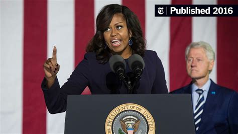 Opinion Michelle Obamas Challenge For Hillary Clinton The New York Times