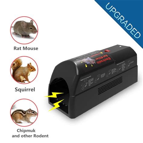 Aspectek Reusable Electronic Rat Rodent Squirrels Mice Killer Trap