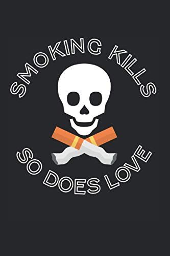 Smoking Kills So Does Love Aesthetic And Vaporwave Notizbuch 6x9 90er Geschenk Für Ästhetische