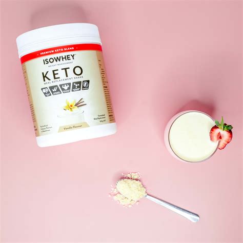 Isowhey Keto Meal Replacement Shake Vanilla 550g
