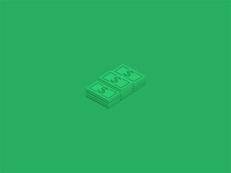 Isometric Money Icon By Sergey Shmidt 💡 On Dribbble