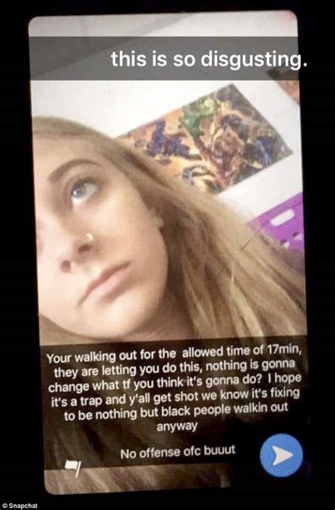 Morgan Roof Snapchat Racist Post Arrest I Hope Its A Trap And Yall