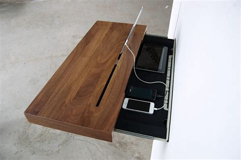 Elegant Stage Offers A Discreet Charging Shelf For Your Smart Gadgets