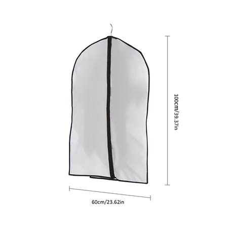 Garment Bags Lightweight Breathable Dustproof Clear Suit Bag Moth Proof