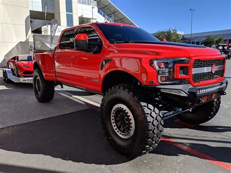 Sinister Ford F 350 Build Makes The Perfect Sema Exotic Tow Rig