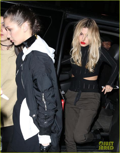 Kendall Jenner Joins Gal Pals Hailey Baldwin And Bella Hadid For Dinner Photo 3576184 Kendall
