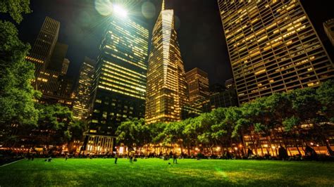 Central Park At Night 6923975