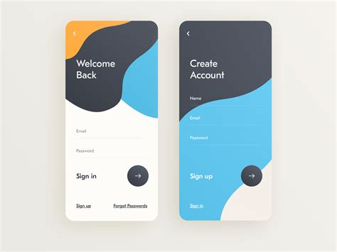 Welcome Page By Red Comet Login Design App Ui Design User Interface