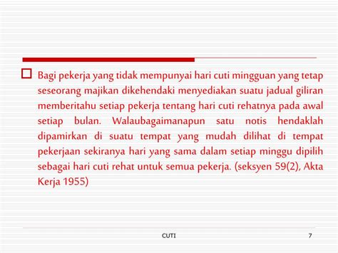 Pada menjalankan kuasa yang diberikan oleh subseksyen 1(2) akta agensi pekerjaan swasta (pindaan) 2017 akta a1554, menteri menetapkan 1 februari 2018 sebagai tarikh. PPT - CUTI PowerPoint Presentation, free download - ID:3562114