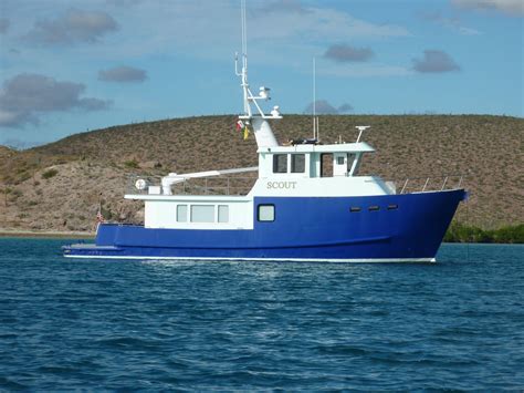 2003 Metal Craft Marine Expedition Steel Trawler Power Boat For Sale