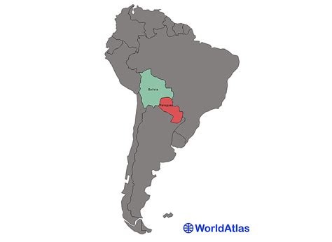 Landlocked Countries In South America Worldatlas