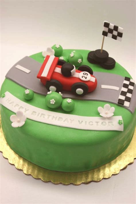 Race Car Cake Topper At Cakejournal Com Car Cakes For