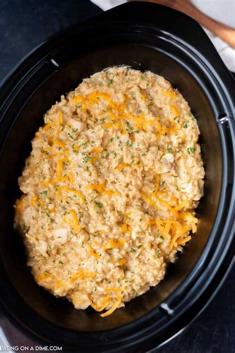 Crock Pot Chicken And Rice Recipe And Video Easy Chicken And Rice