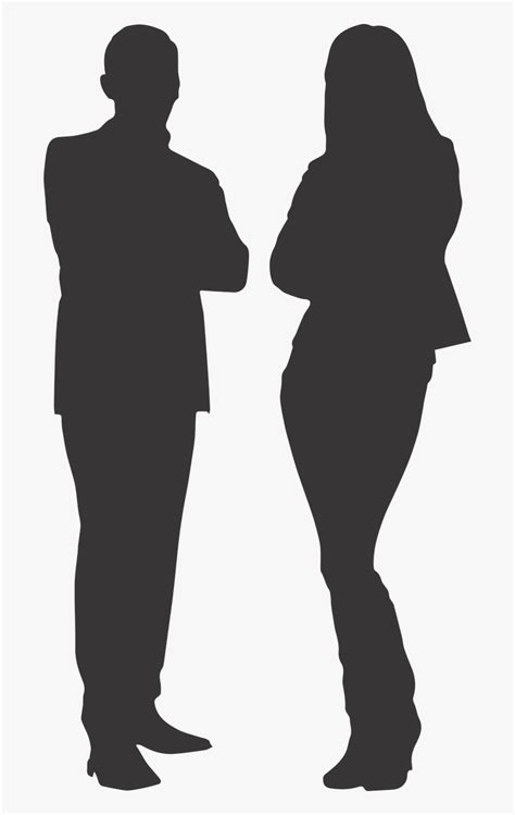 Silhouette Man And Woman Transparent Png Man And Woman Silhouette Png