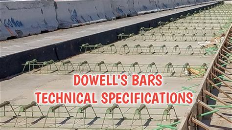 Dowells Bars In Cement Concrete Pavementdowells Bars Functions And