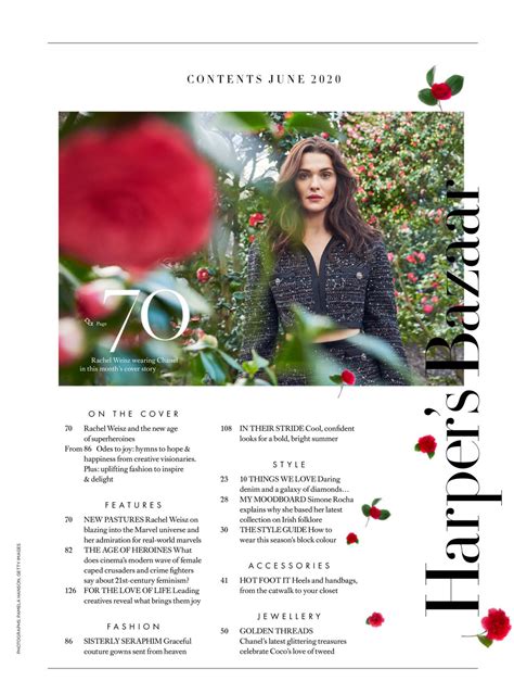 Rachel Weisz Harpers Bazaar Uk June 2020 Issue Celebmafia