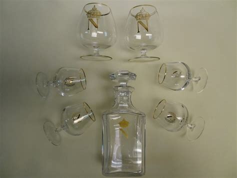 Baccarat Crystal Decanter With 6 Glasses Cognac Set Catawiki