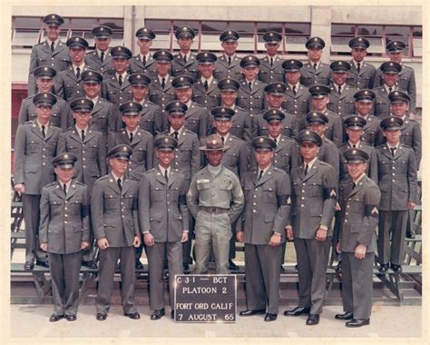 Fort Ord Graduation 7 August 1965 C 3 1 Us Army Pinterest