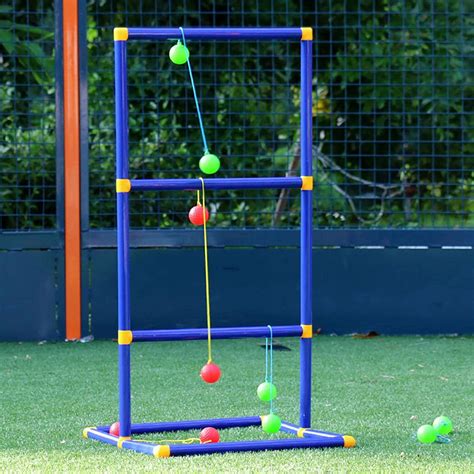 Pohove Ladder Toss Outdoor Game Set Ladder Ball Toss Game Golf Ladder