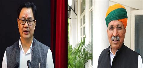 Union Cabinet Reshuffle Arjun Ram Meghwal Replaces Kiren Rijiju As Law