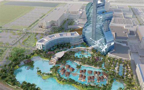 hard rock s first guitar shaped hotel will have swim up suites and a