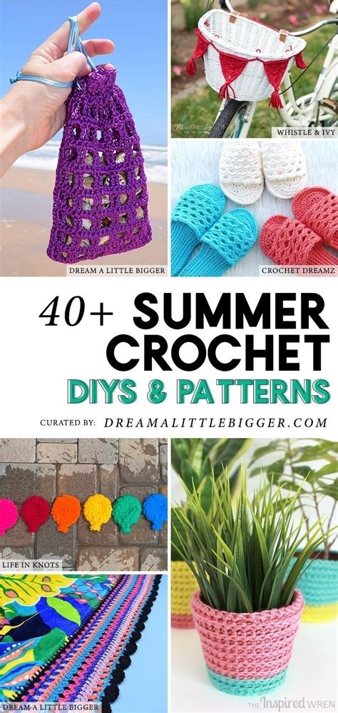 40 Summer Crochet Projects ⋆ Dream A Little Bigger