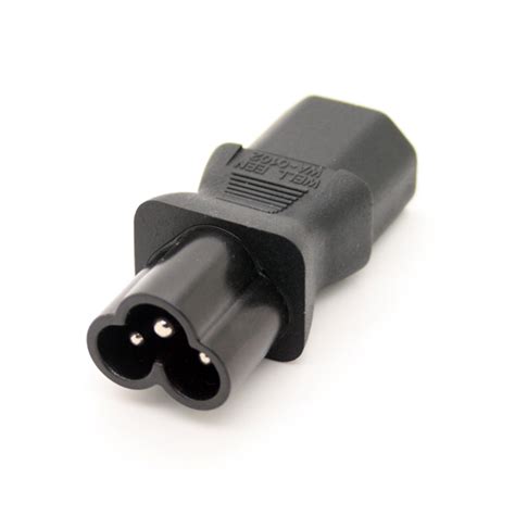 IEC 320 C13 To C6 Power Adapter IEC Female To Micky Male Adapter