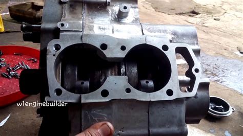 Merakit mesin custom 2 silinder sejajar - YouTube