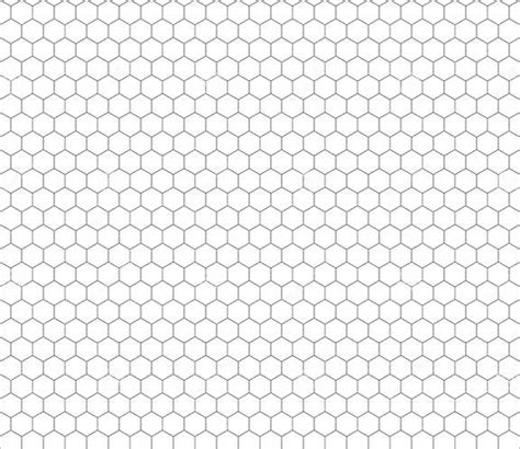 Gray Hexagon Grid Seamless Pattern Stock Illustration Illustration Of