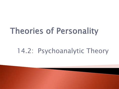 Ppt Theories Of Personality Powerpoint Presentation Free Download