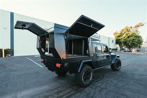 Tops canopy covers toppers racks possibilities for. FiftyTen Reveals New Jeep Gladiator Camper