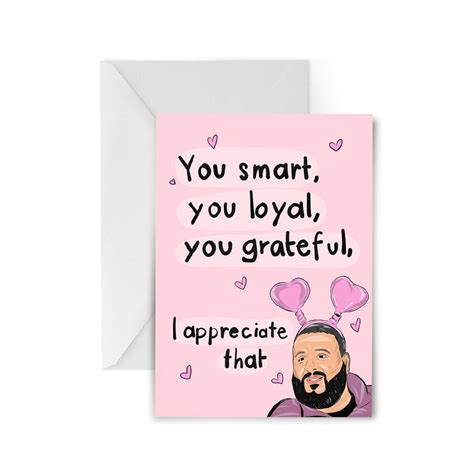 Dj Khaled You Smart Card Meme Funny Greeting Card Etsy