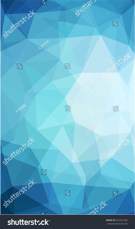 Light Blue Low Poly Crystal Background Polygon Royalty Free Stock