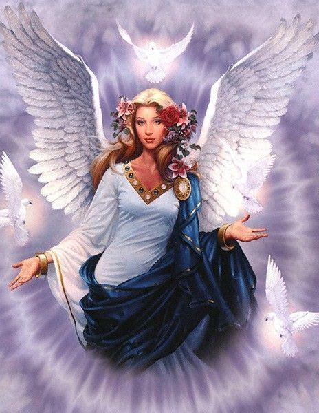 Anges Angels Ángeles Y Hadas Imágenes De ángeles Arcángel Haniel
